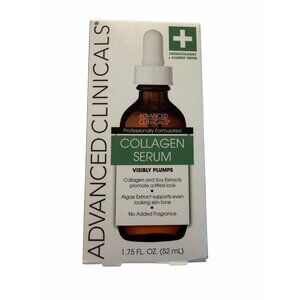 Advanced Clinicals Collagen Serum – Visibly Plumps | 1.75 fl oz / 52 mL